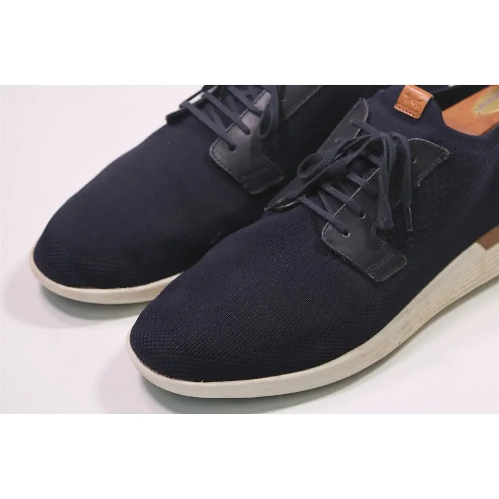 Wolf & Sheppard Swift Knit Navy Blue Derby Casual Dress Shoes Men's 13